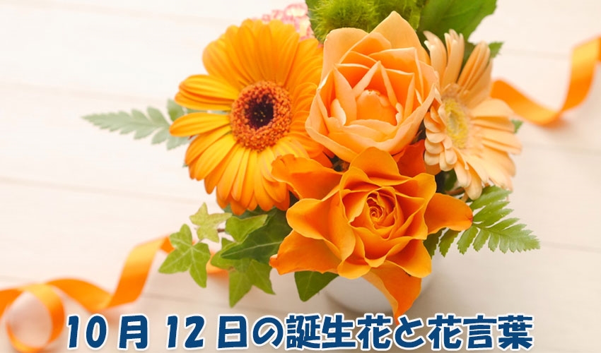 10月12日の誕生花と花言葉