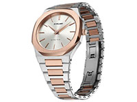 Ultra Thin Vintage Eggshell dial with Stainless Steel vintage Rose Gold bracelet and case